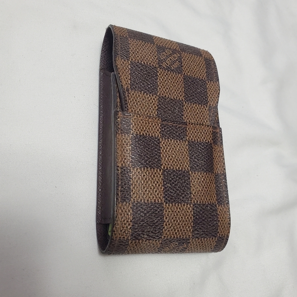 Authentic Louis Vuitton Damier Ebene Cigarette Case | CT1020 | Made in France